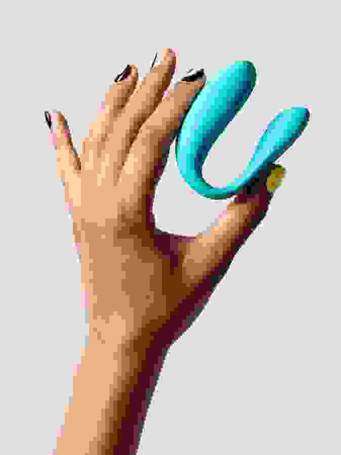 ROMP Join Rechargeable Couple's Vibrator, Blue, hi-res